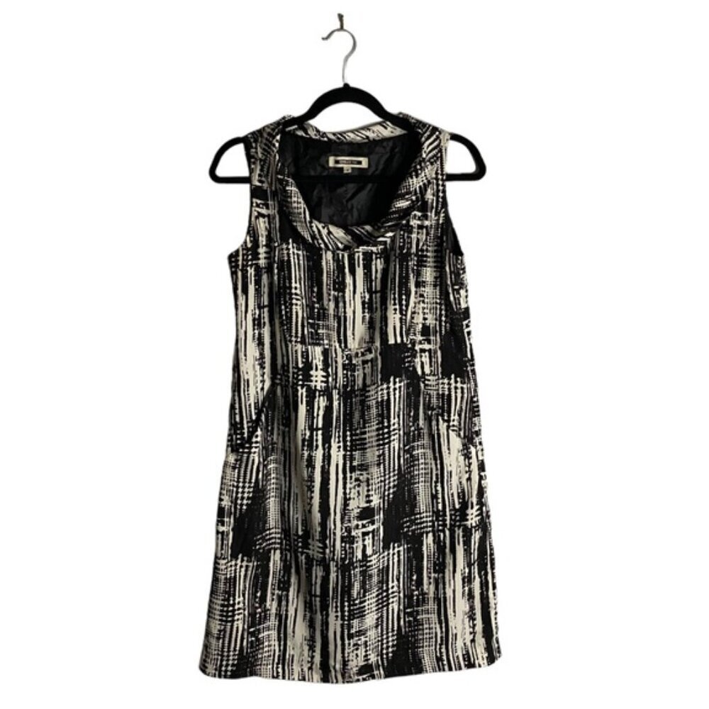 Serrani Women's Patterned Sleeveless Mini Evening Dress